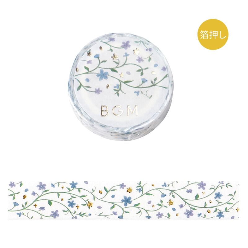 MDS - BGM Masking Tape (Bloemen/Wit)