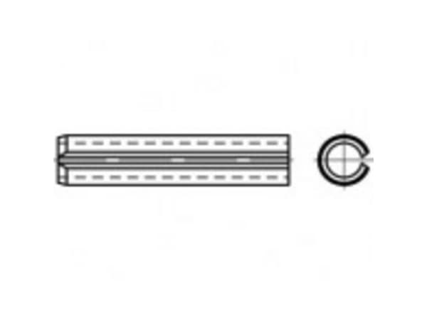 TOOLCRAFT TO-5360424 Rørstifter Rustfrit stål 50 stk