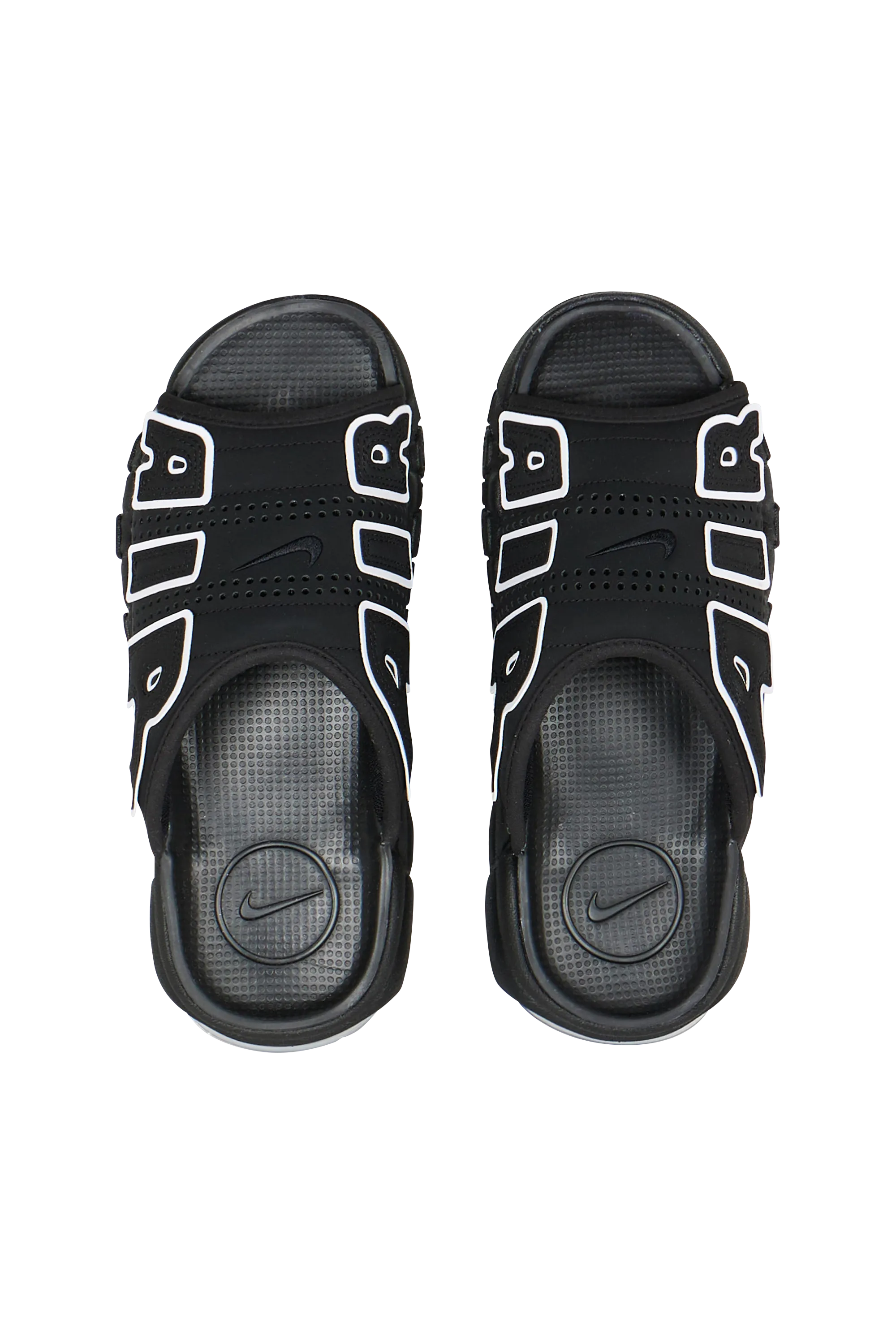 NIKE Claquettes AIR MORE UPTEMPO SLIDE Noir