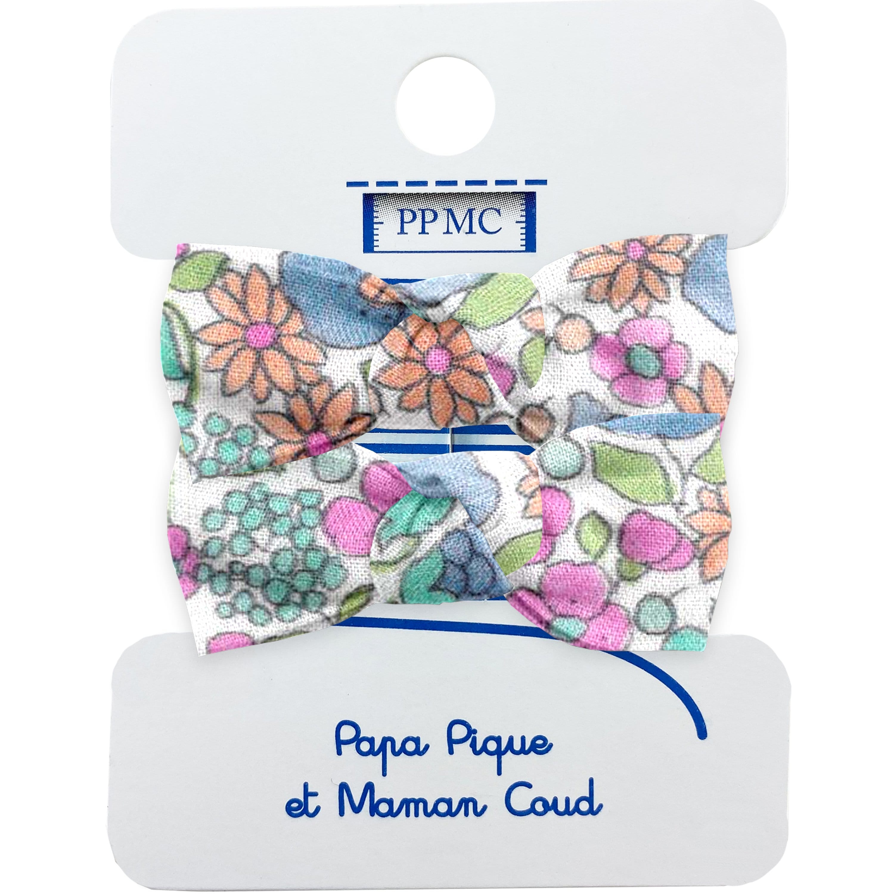 Elastiques Mousse Petit Noeud Pastel Fleuri