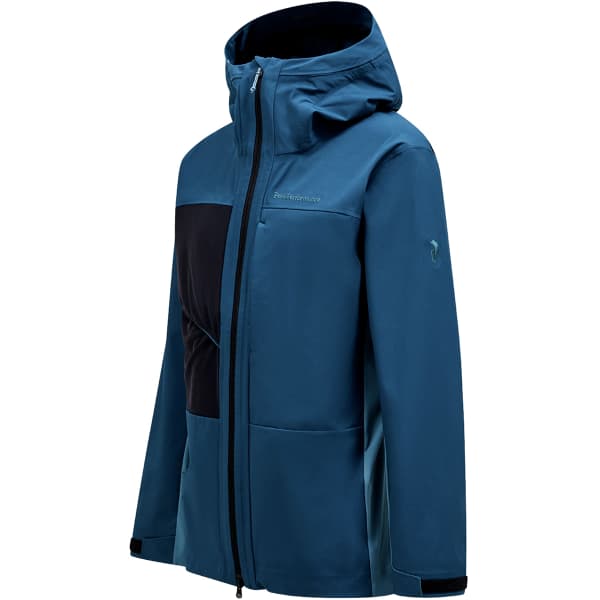 Veste ski de randonnée PEAK PERFORMANCE M ASCENT SOFTSHELL JACKET INFINITY TEEL/HYDRO FRESH