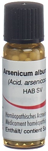 Omida Arsenicum album Glob 12 D 2 g