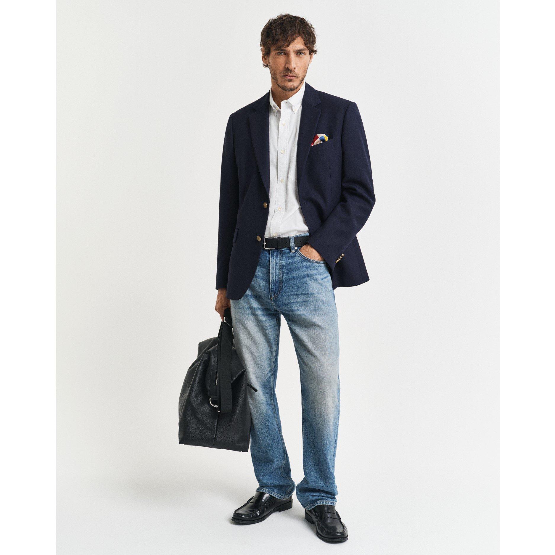 Gant Regular Fit Classic Poplin Short Sleeve Shirt