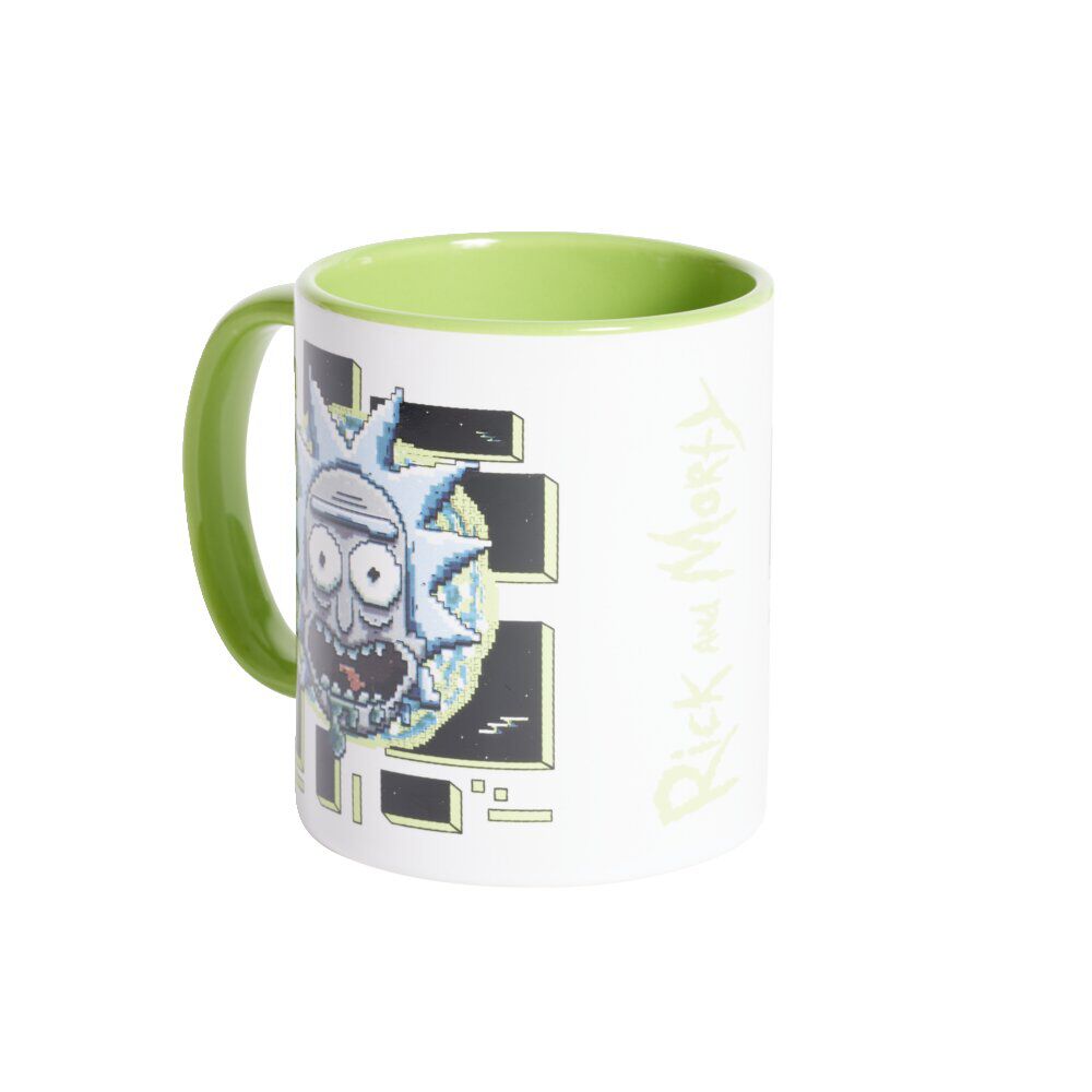 Mug Rick et Morty blanc et vert clair 315ml