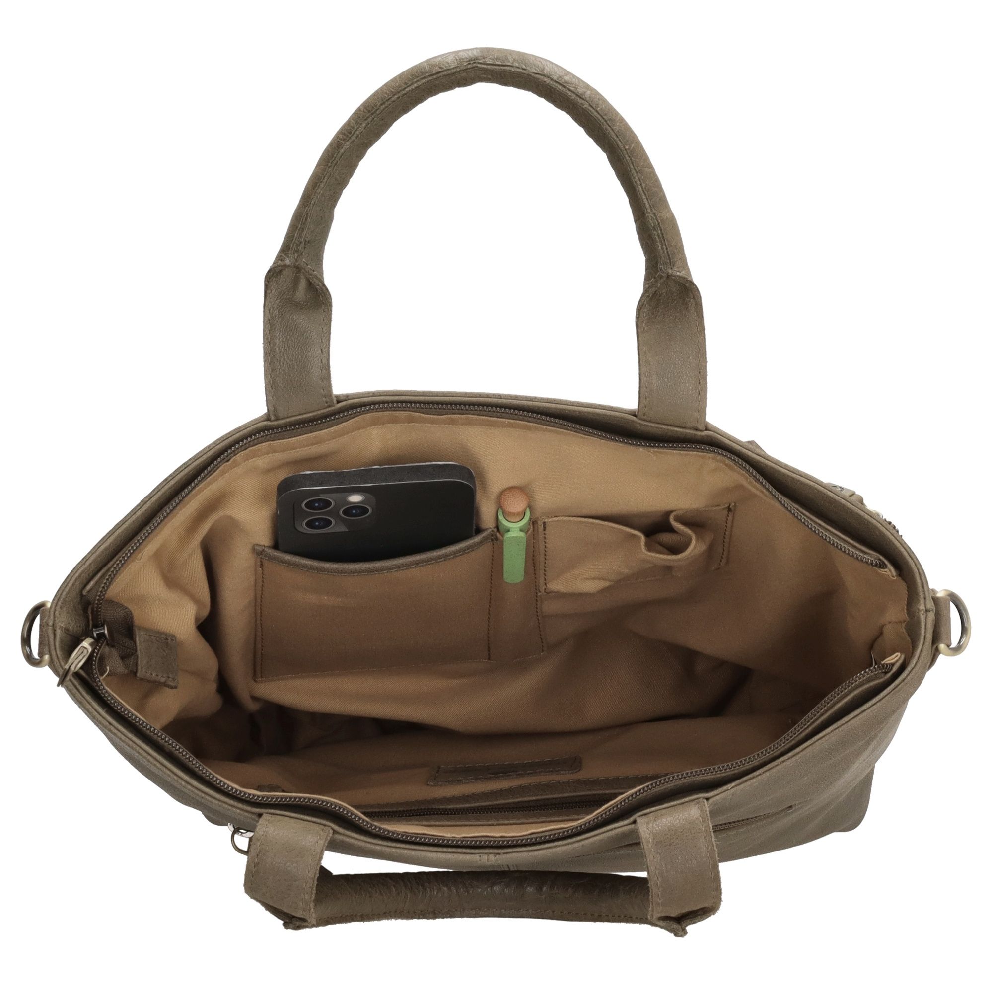 Micmacbags Marrakech Handtas Olijf Groen