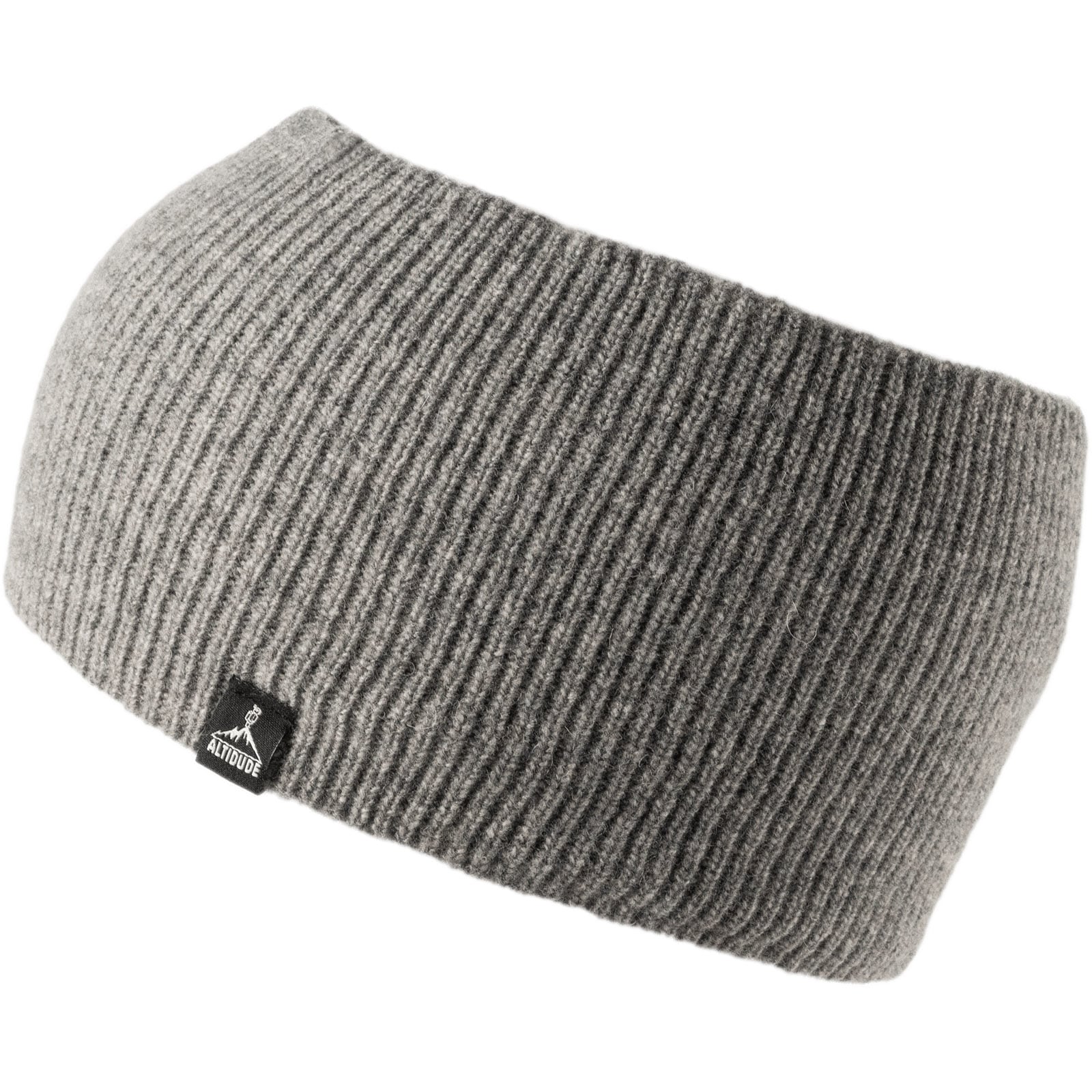 ALTIDUDE Merino Stirnband Hermit Ripp Strick Kopfband Ohren Schützer Lamm Wolle Farbe: sand