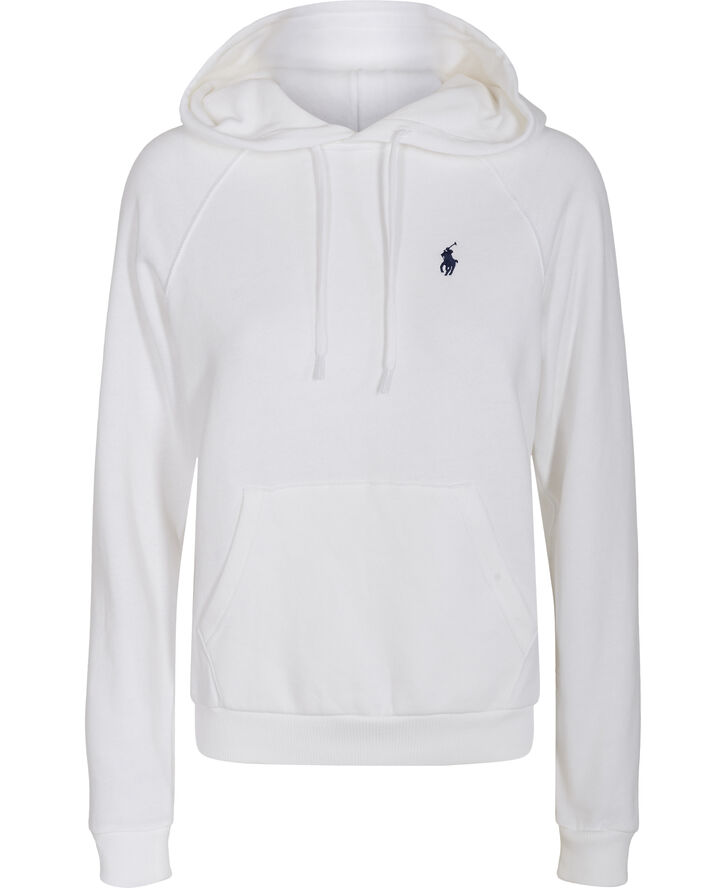 Polo Ralph Lauren Fleece Pullover Hoodie Hvid