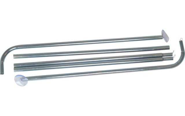Bo-Camp Fenstermarkise für Wohnwagen Stahlrahmen 180 x 75 cm