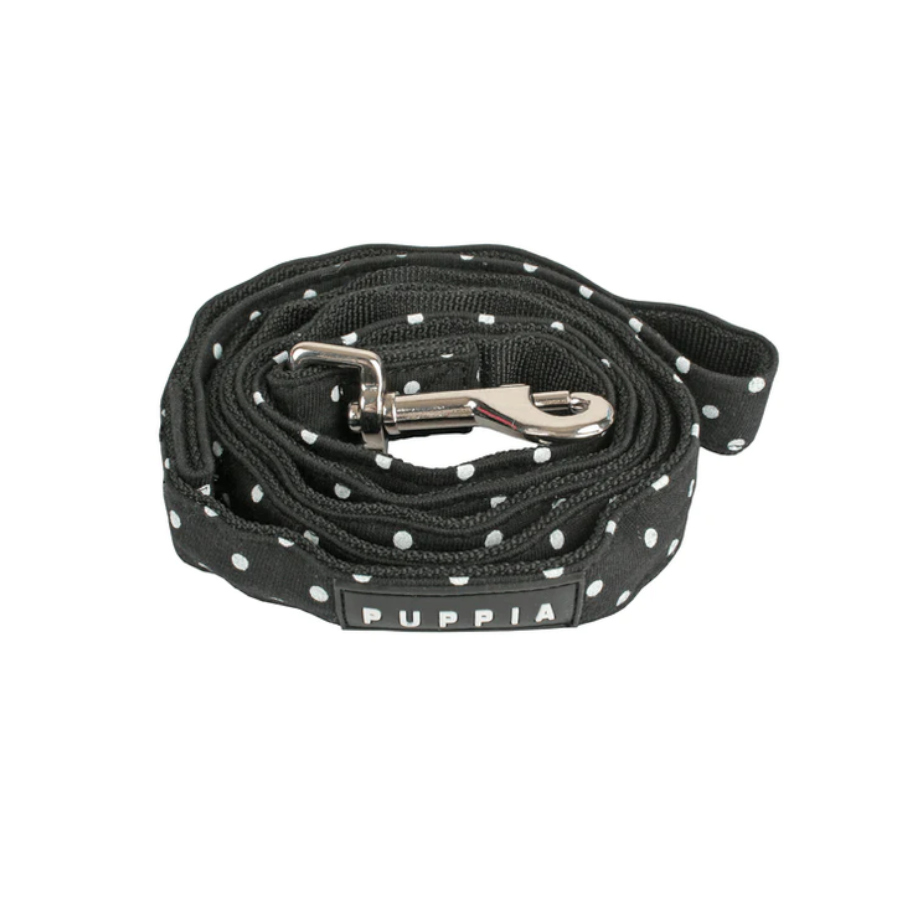 Coleira para cães Puppia Dotty Black