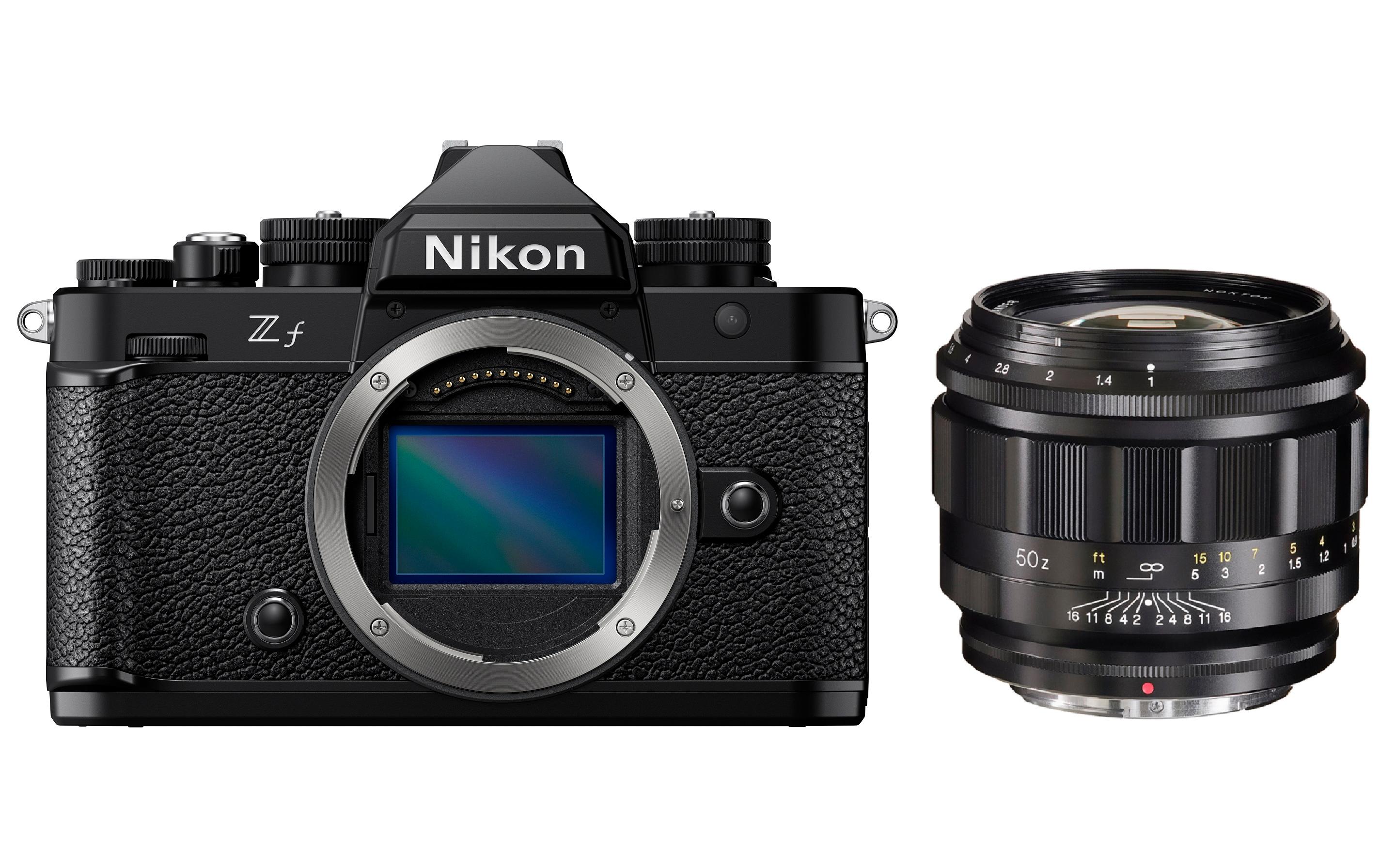 Fotokamera ZF NOKTON 50 1.0 KIT<br>Spiegellose Vollformatkamera mit Standardobjektiv mit extrem hoher Lichtstärke und manuellem Fokus