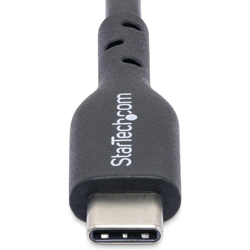 StarTech.com Câble de Charge USB-C de 4m, Charge et Synchronisation, 60W (3A) PD, Câble de Charge USB 2.0 pour Ordinateur Portable, Gaine TPE - Cordon de Charge USB C Noir
