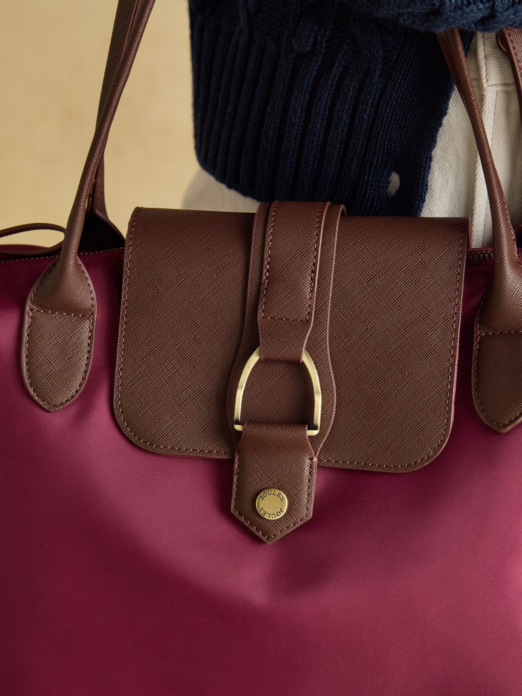 Bessenrood - Joules Edie Shopper tas
