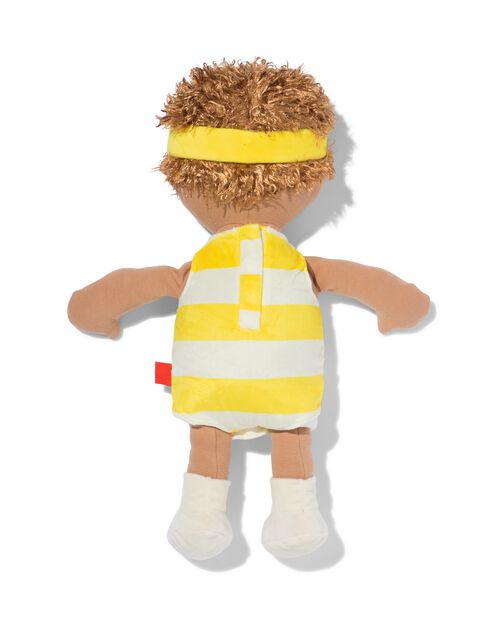 Poupée doudou jaune