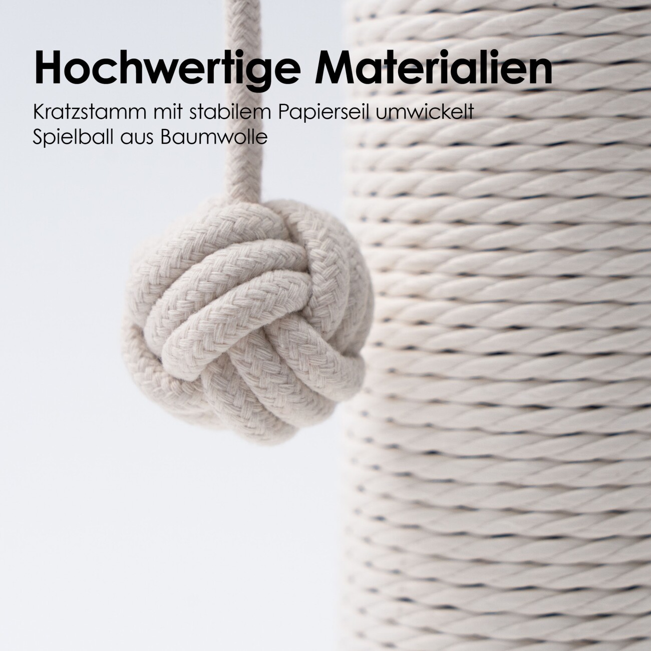 LucyBalu PAPERPOLE Kratzäule freistehend