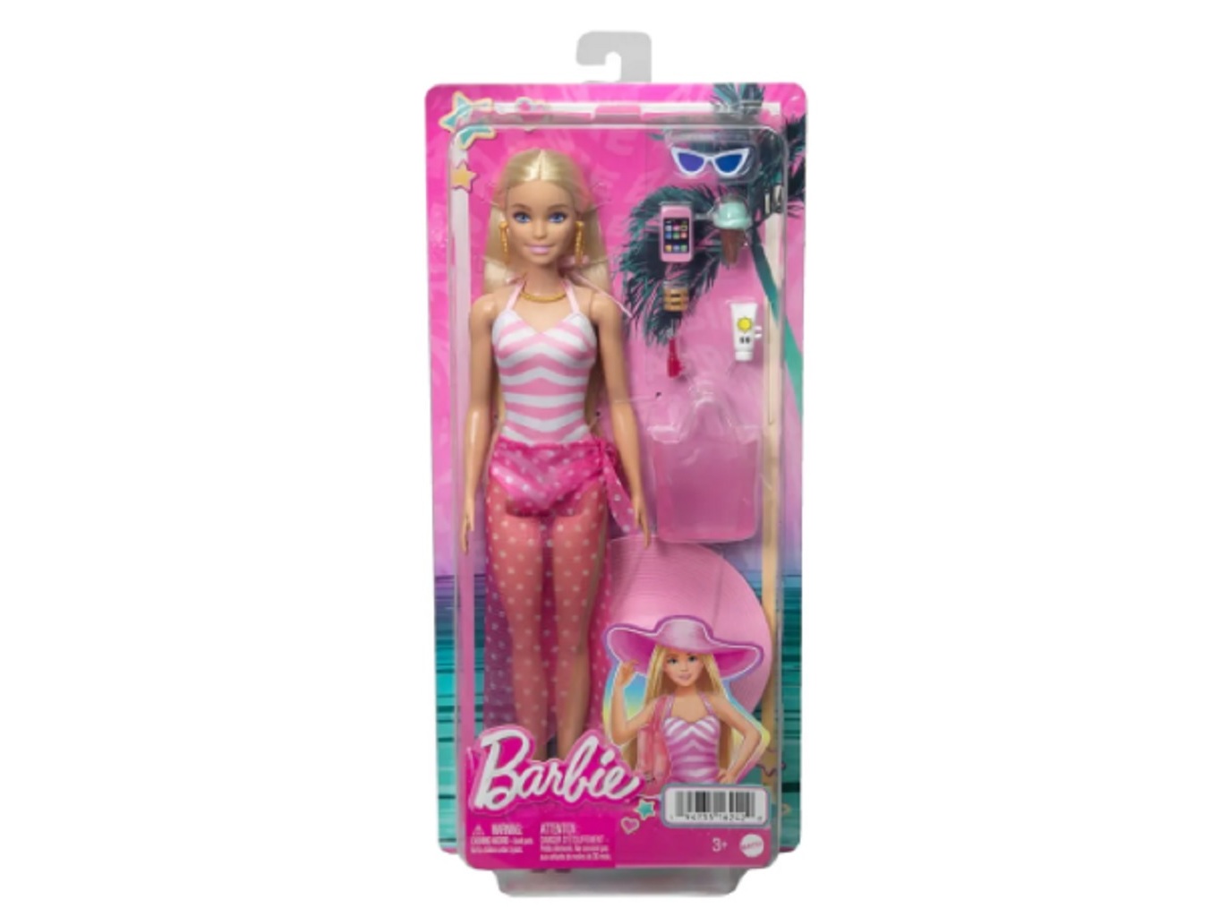 BONECA BARBIE DIA DE PRAIA
