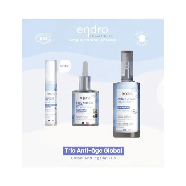 Endro Coffret Trio Anti-âge Global Lot de 3