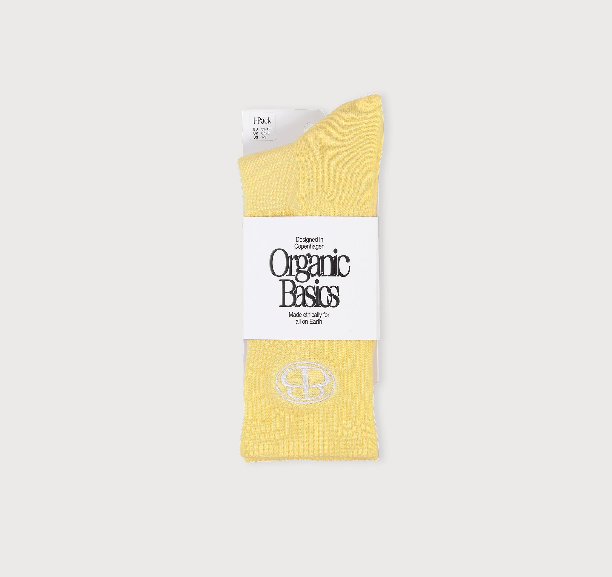 COTTON<br>Core Butterfly Crew Rib Socks