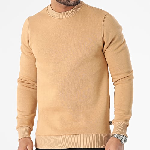 Sweat Crewneck Beige Foncé
