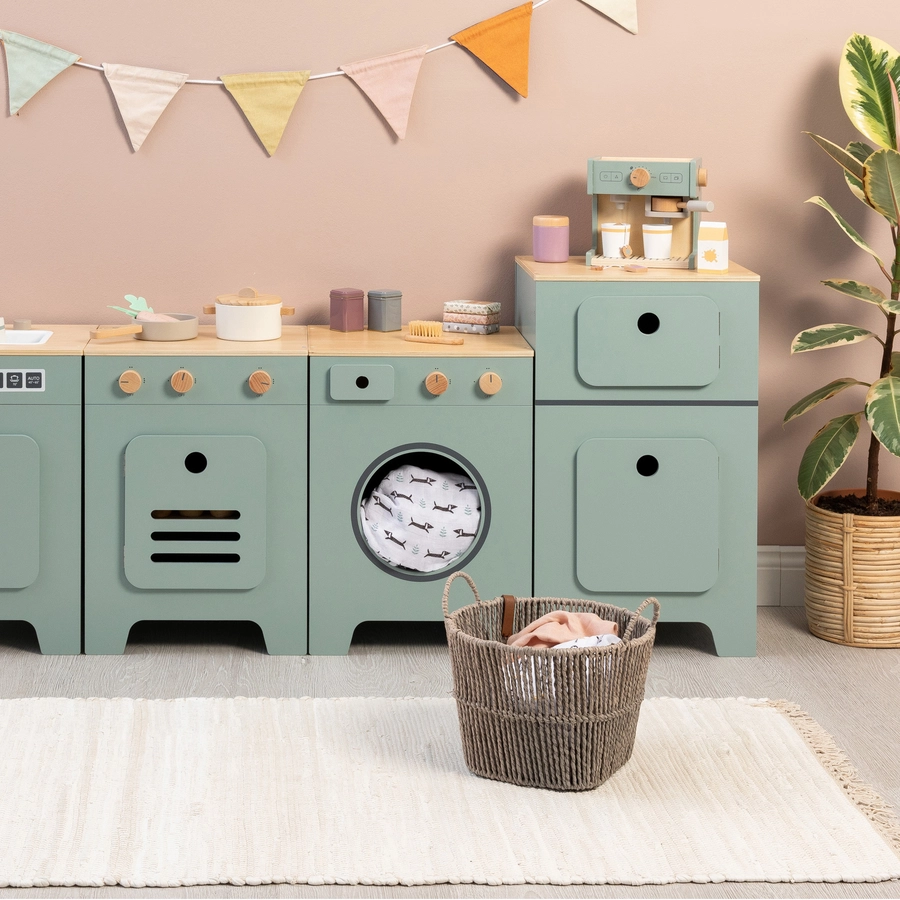 MUSTERKIND® Waschmaschine Mix & Match, salbeinatur