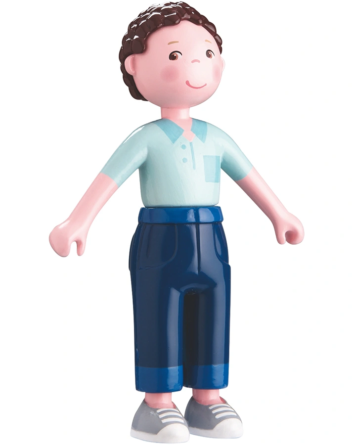 Biegepuppe LITTLE FRIENDS – PAPA MICHAEL in bunt