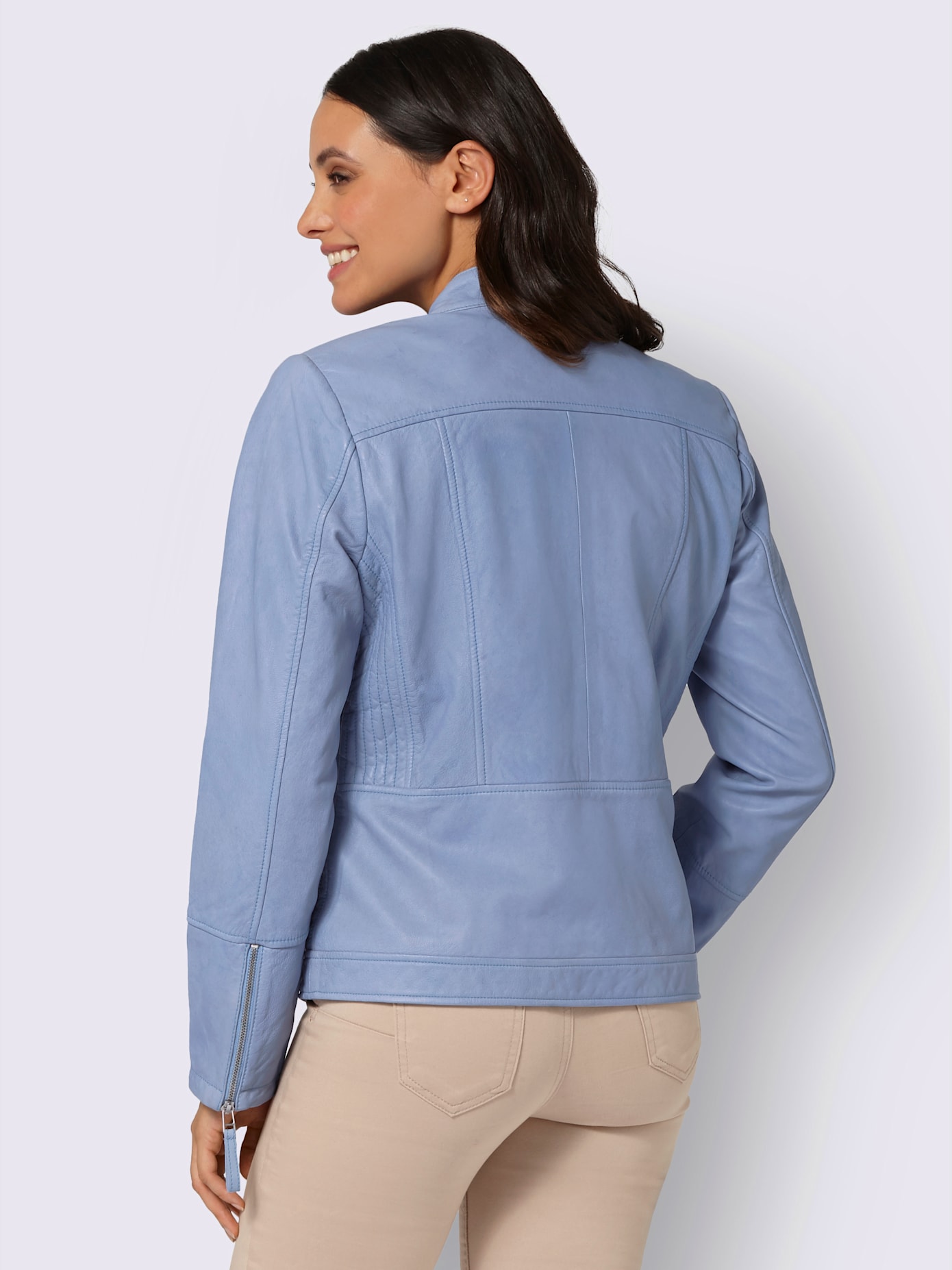 Veste en cuir cuir agneau nappa de qualité