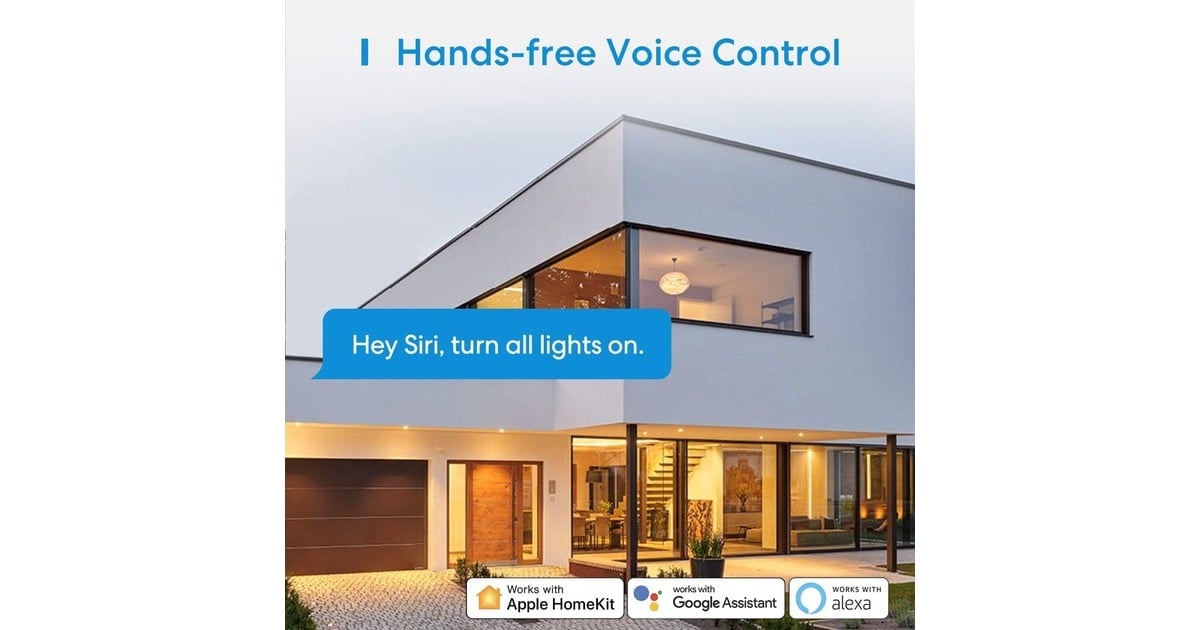 MEROSSMSS550 Smart Wi-Fi 2-Way Wall Switch schakelaar  (Wit)