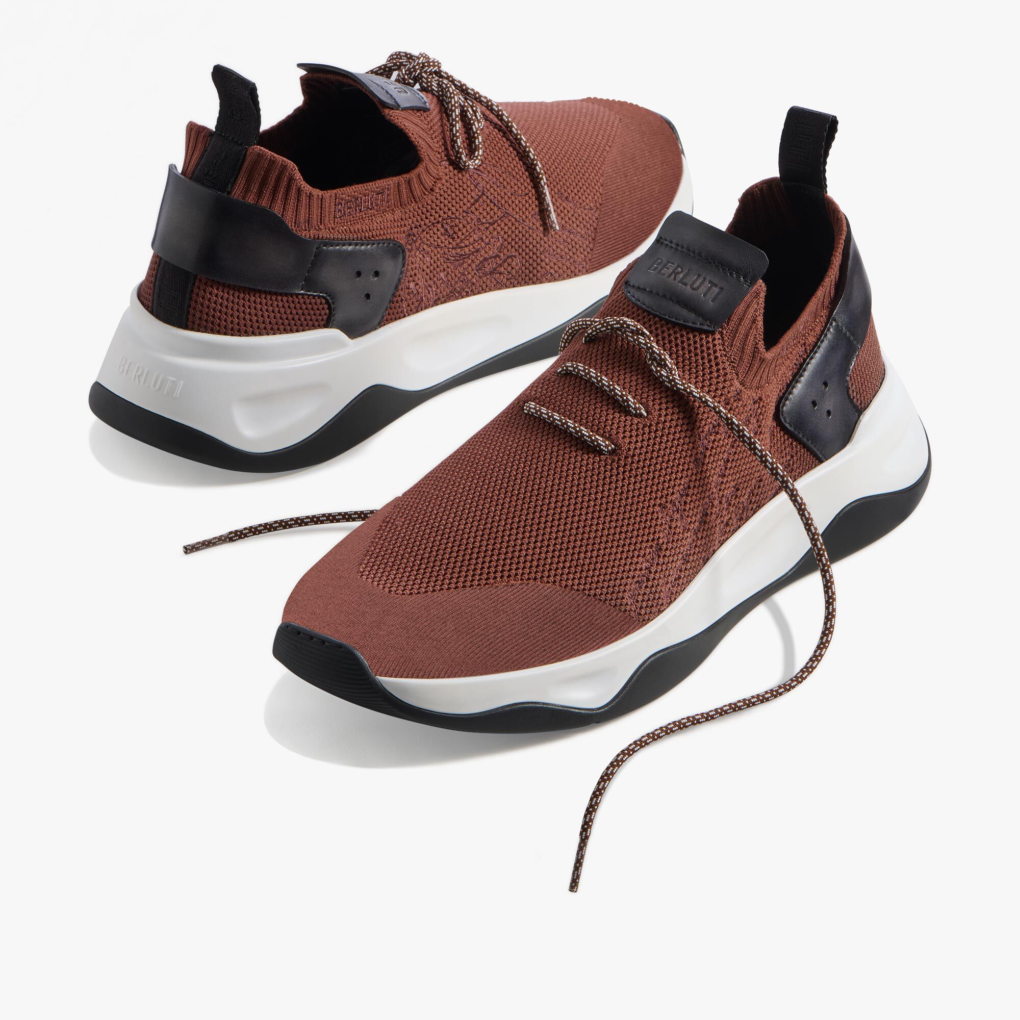 Sneaker Shadow En Maille Et Cuir