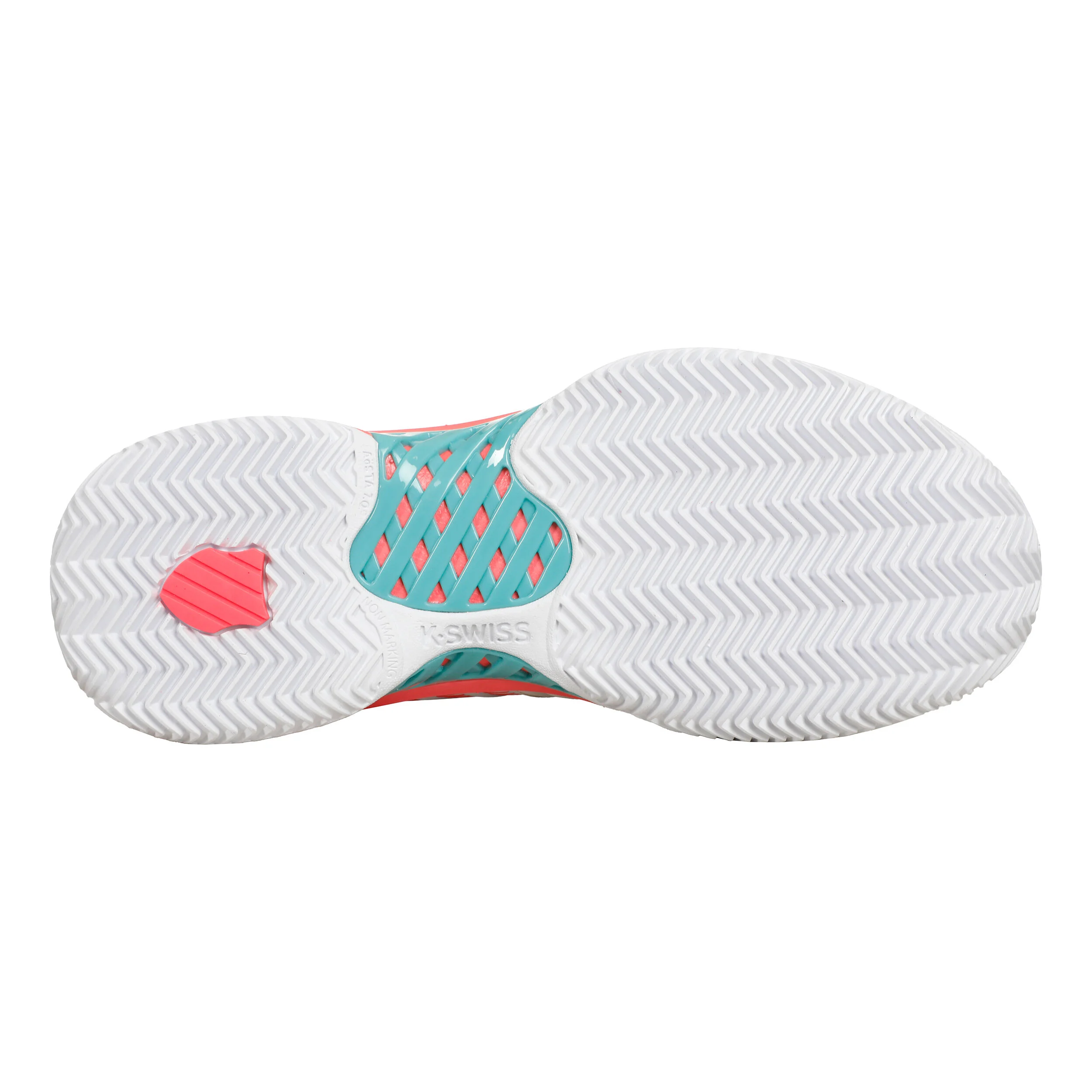 K-Swiss Express Light 3 Chaussure Terre Battue Femmes - Blanc , Corail