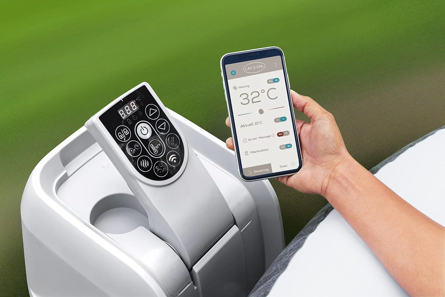 Spa gonflable rond BESTWAY Lay-Z-Spa® Miami Airjet™ 2 - 4 personnes