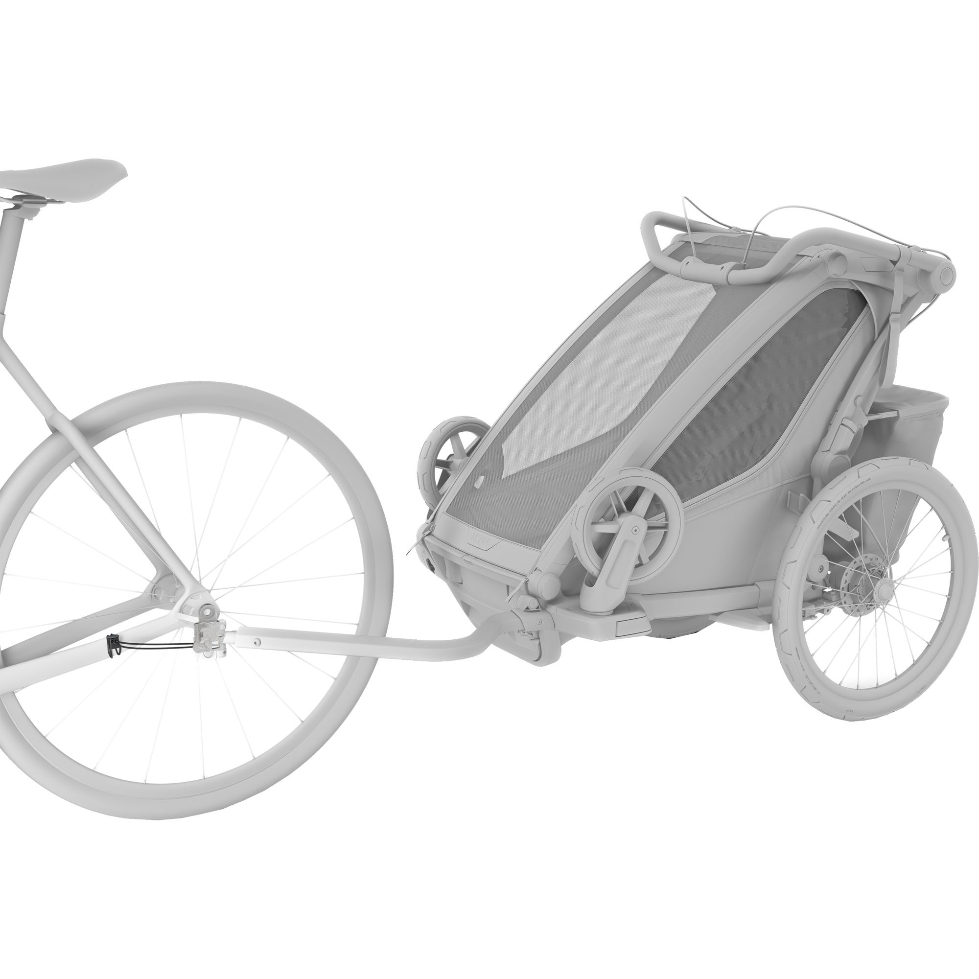 Thule Achskupplung ezHitch™ Achsmontageplatte mit Schnellspanner