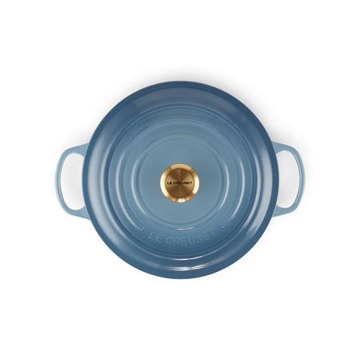 Le Creuset Signature Rund Støbejernsgryde, Chambray, 6,7 L