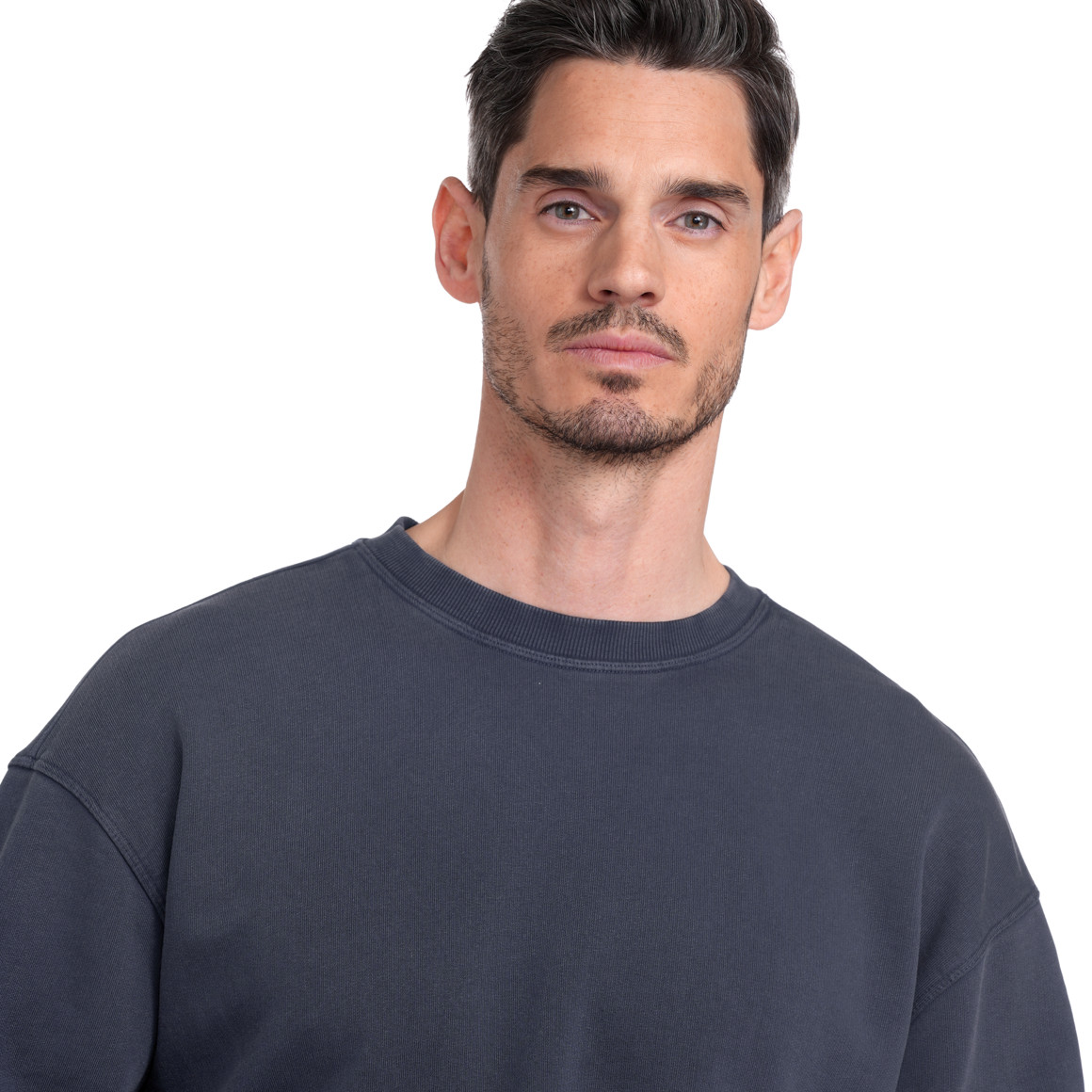 VanVaan Herren Sweatshirt unifarben dunkelblau