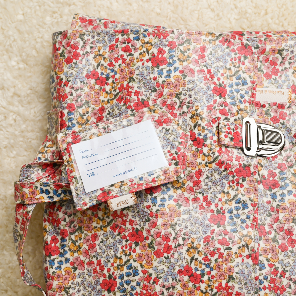 Etiquette Bagage Porcelaine Rosée