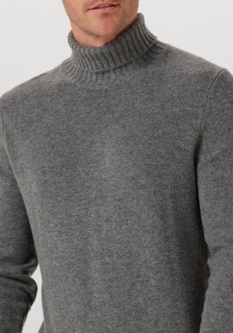 grijze leurink knit coltrui trani col