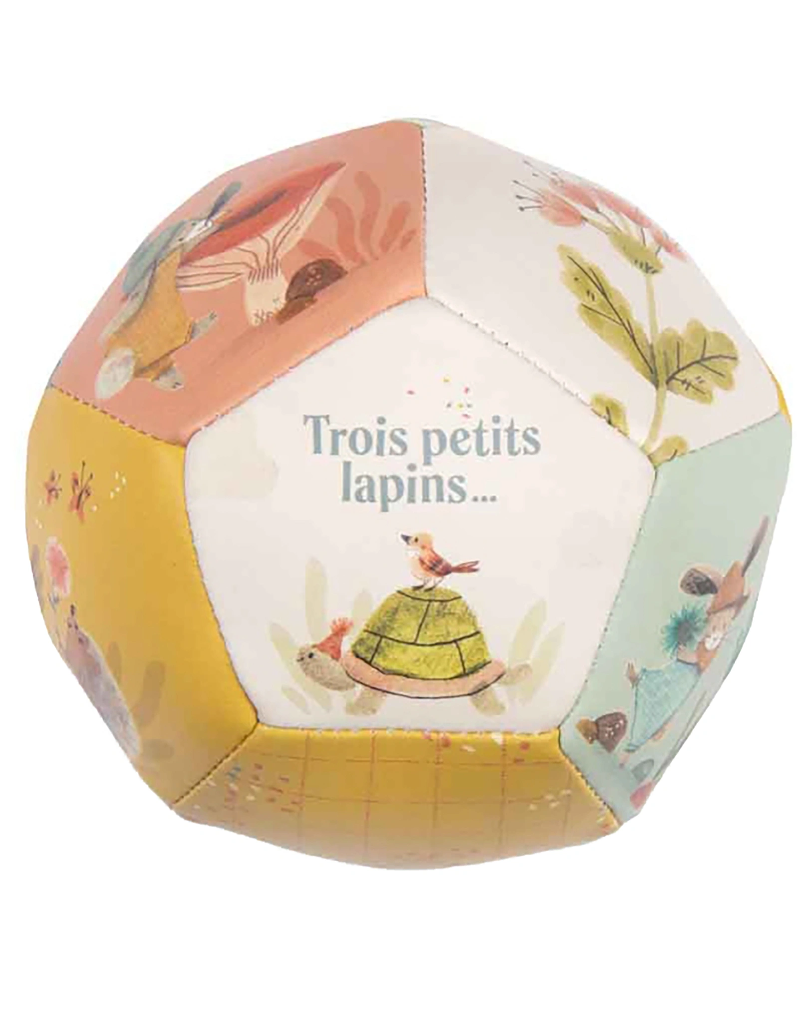 Soft-Spielball TROIS PETITS LAPINS (Ø10cm)