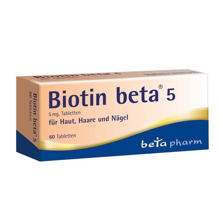 Biotin beta 5 Tabletten, 60 St