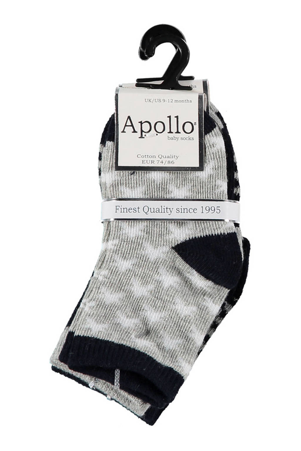 Apollo sokken - set van 6 grijs/blauw