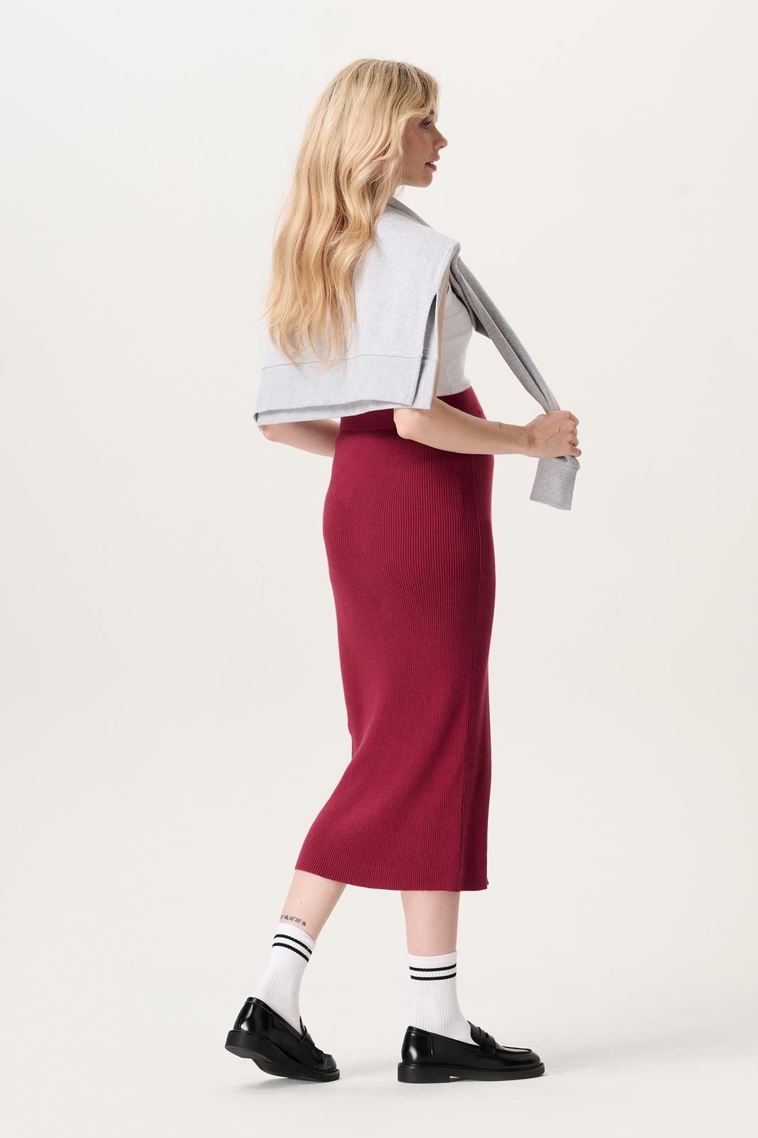 Noppies Maternity Rok over the belly - Tibetan Red