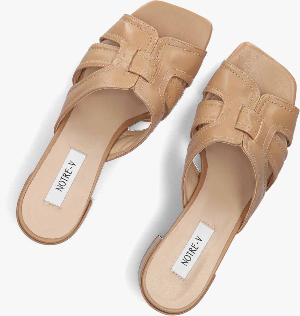 camel notre-v sandalen met hak 42252/g