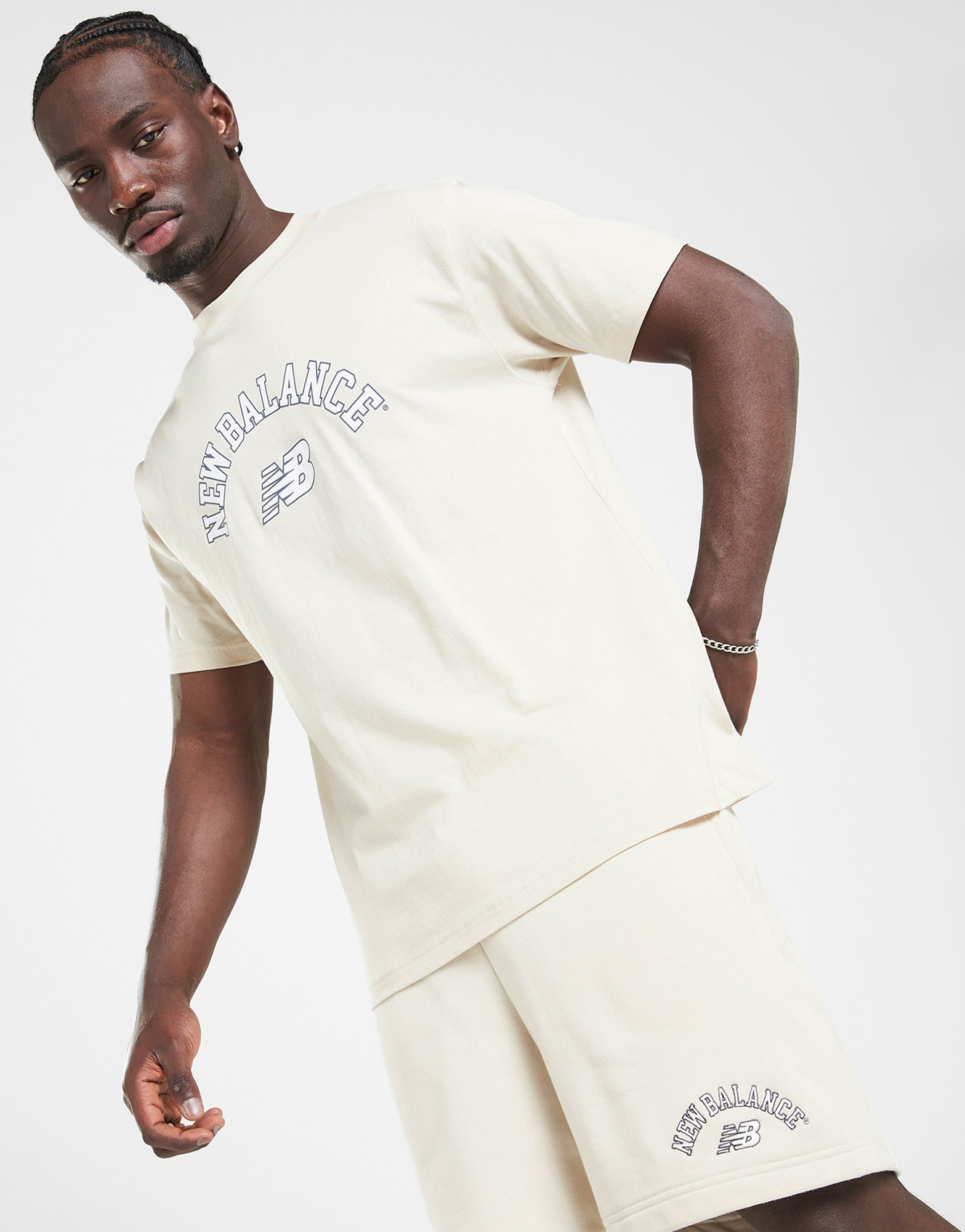 New Balance T-shirt Logo Homme