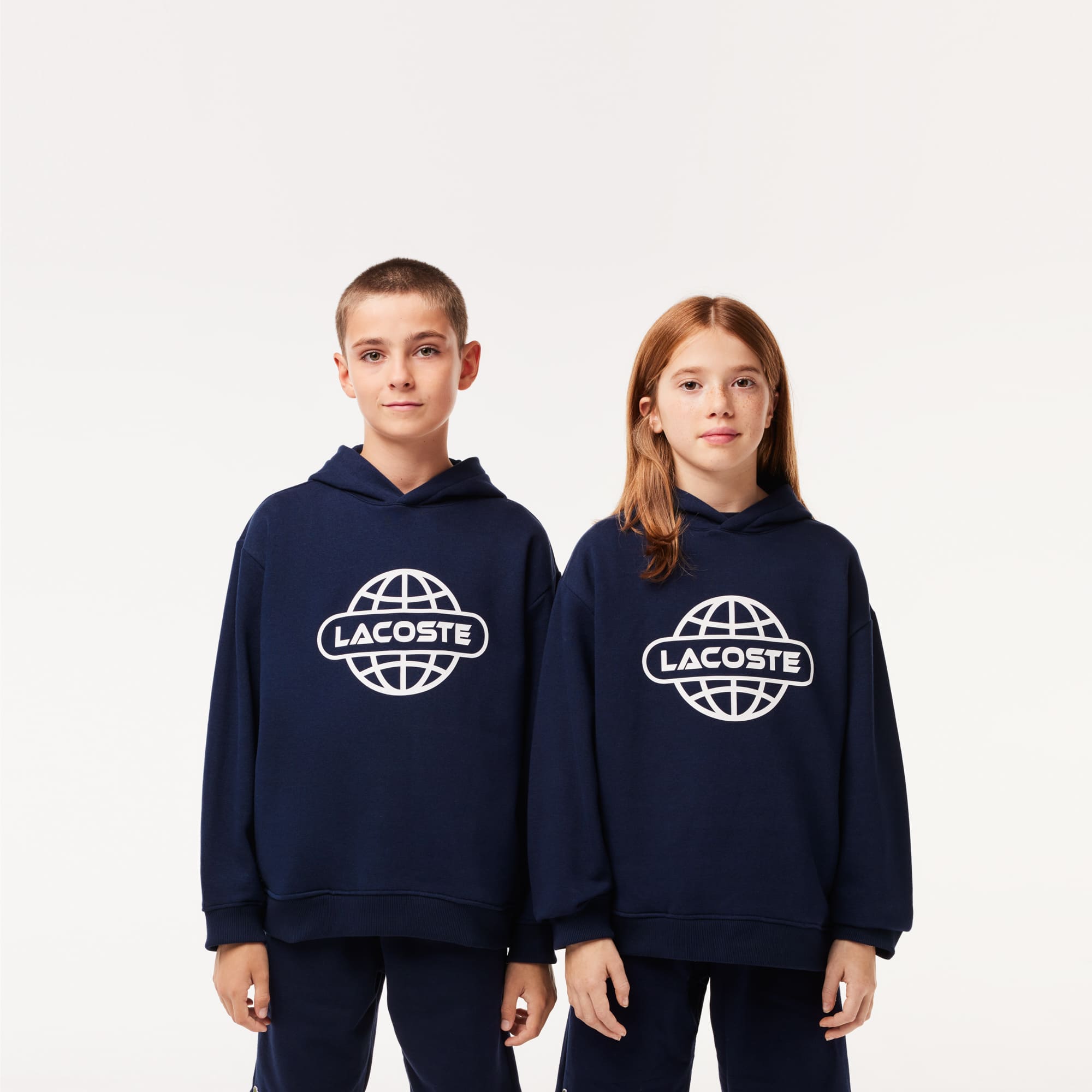 Sweatshirt à capuche avec imprimé Pullovers & Sweatshirts - Bleu - Lacoste - Enfant