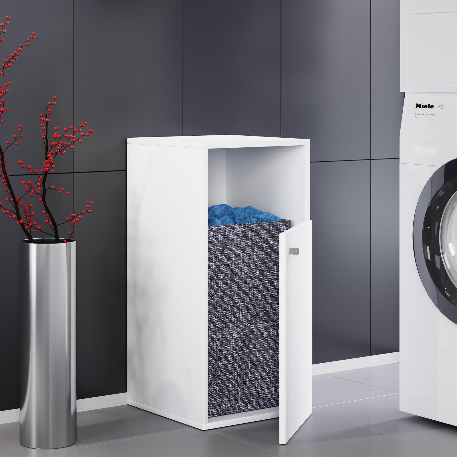 Wäscheschrank DRESO L - weiß - 74 cm hoch