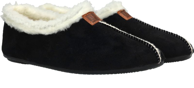 Belizia Pantoffels Zwart Dames
