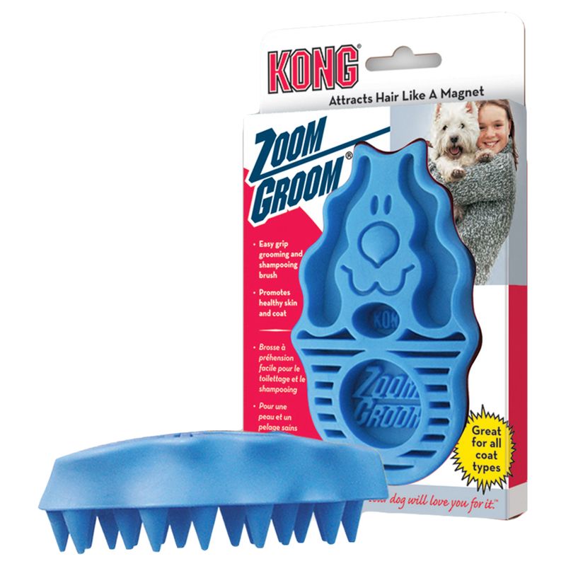 Brosse de massage Kong Zoom Groom