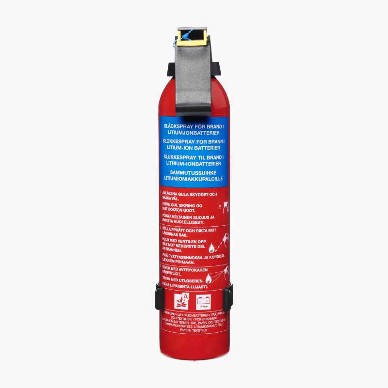 Slukkespray for litium, 500 ml