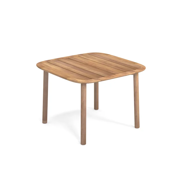 Emu - Twins Gartenesstisch, Teak, 105 x 105 cm