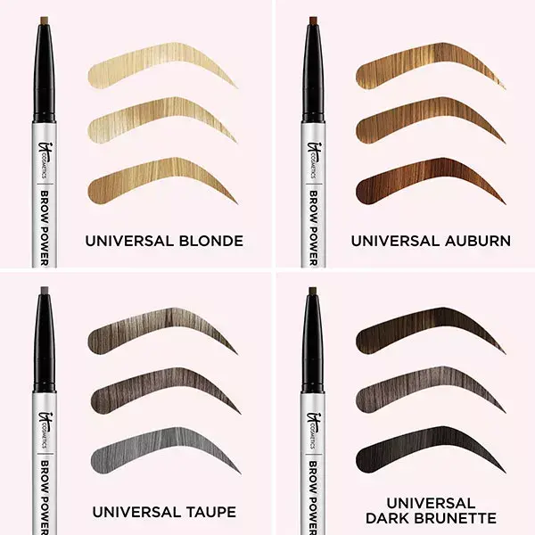 Lápis para Sobrancelhas IT Cosmetics Brow Power, Cor Taupe Universal, 0,16g