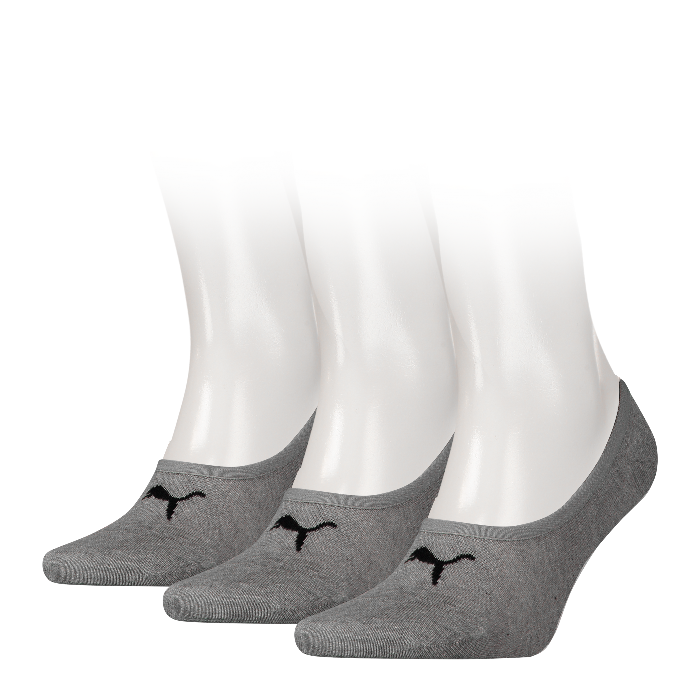 PUMA Füsslinge »PUMA UNISEX FOOTIE 3P« 3 Paar, 3 Paar tlg. NoShow Socks, atmungsaktiv, elastisches Bündchen