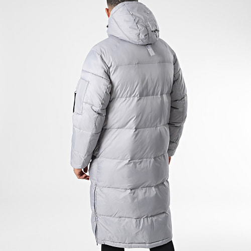 Doudoune Capuche Longue 23202 Gris