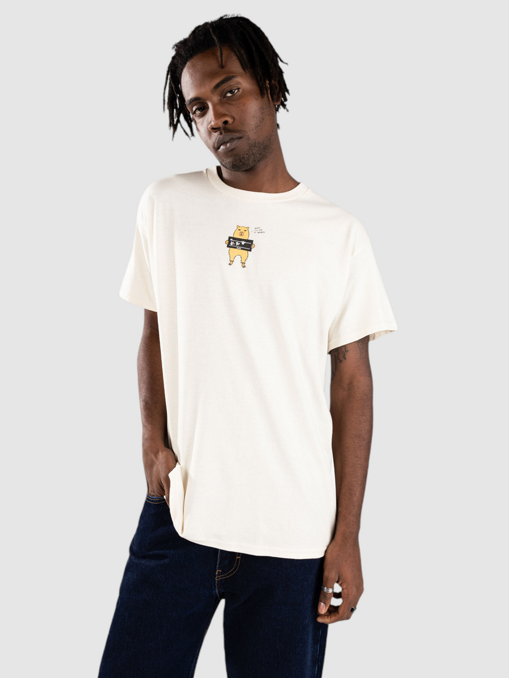A.LAB Booked T-Shirt beige
